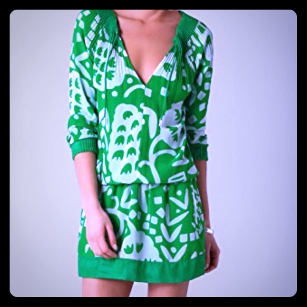 Diane Von Furstenberg “Mikino” Drop Waist Dress